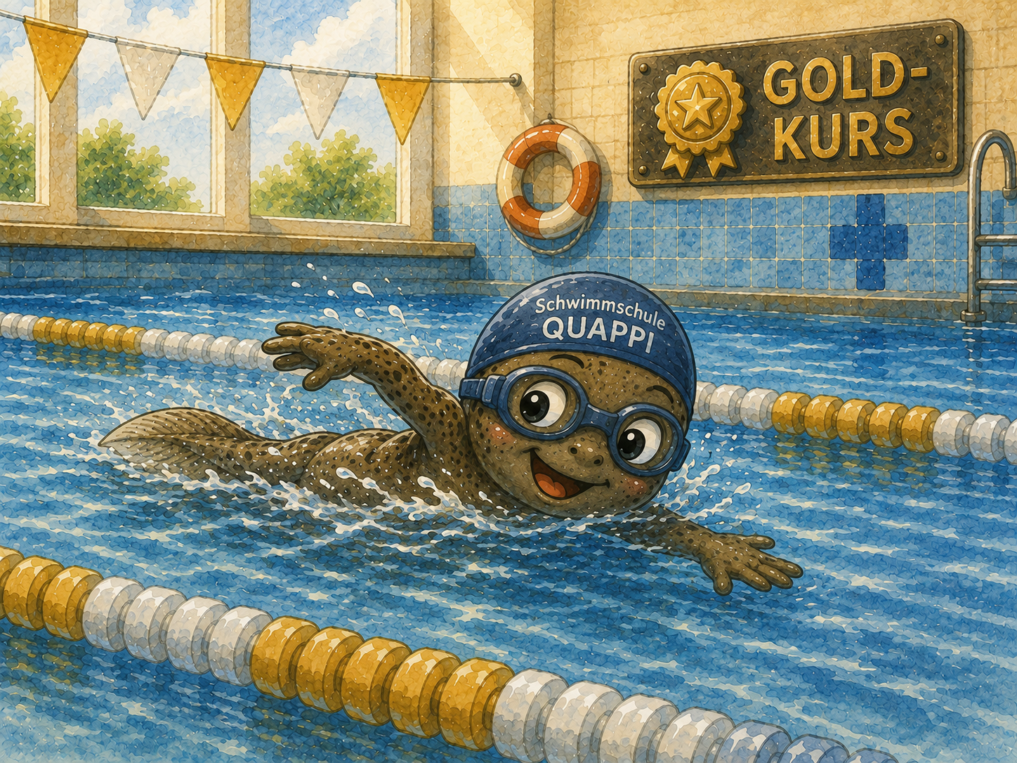 Quappi im Gold-Kurs