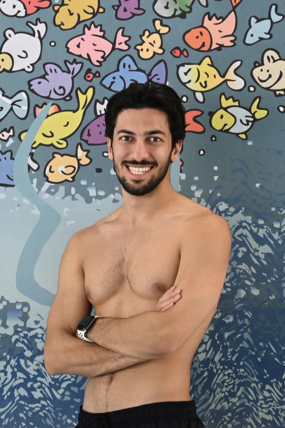 Mehrshad Akbari, Schwimmtrainer der Schwimmschule Quappi in Schwerte
